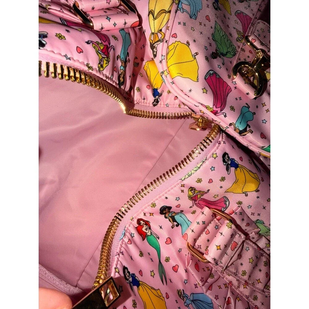 Stoney Clover Lane Never Stop Dreaming Duffle Bag Disney Princess classic pink